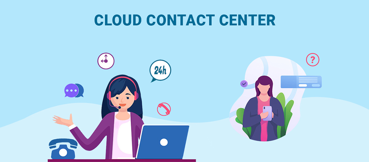 Cloud Call/Contact Center - Calls management and answering system.