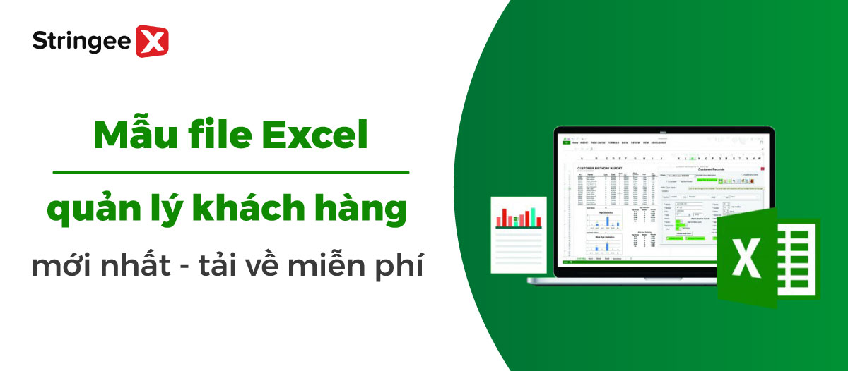 Mẫu file quản lý khách hàng bằng excel mới nhất - tải về miễn phí